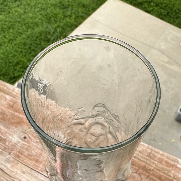 Mid century modern Clear Glass Vase with women motif - Picture 5 of 6